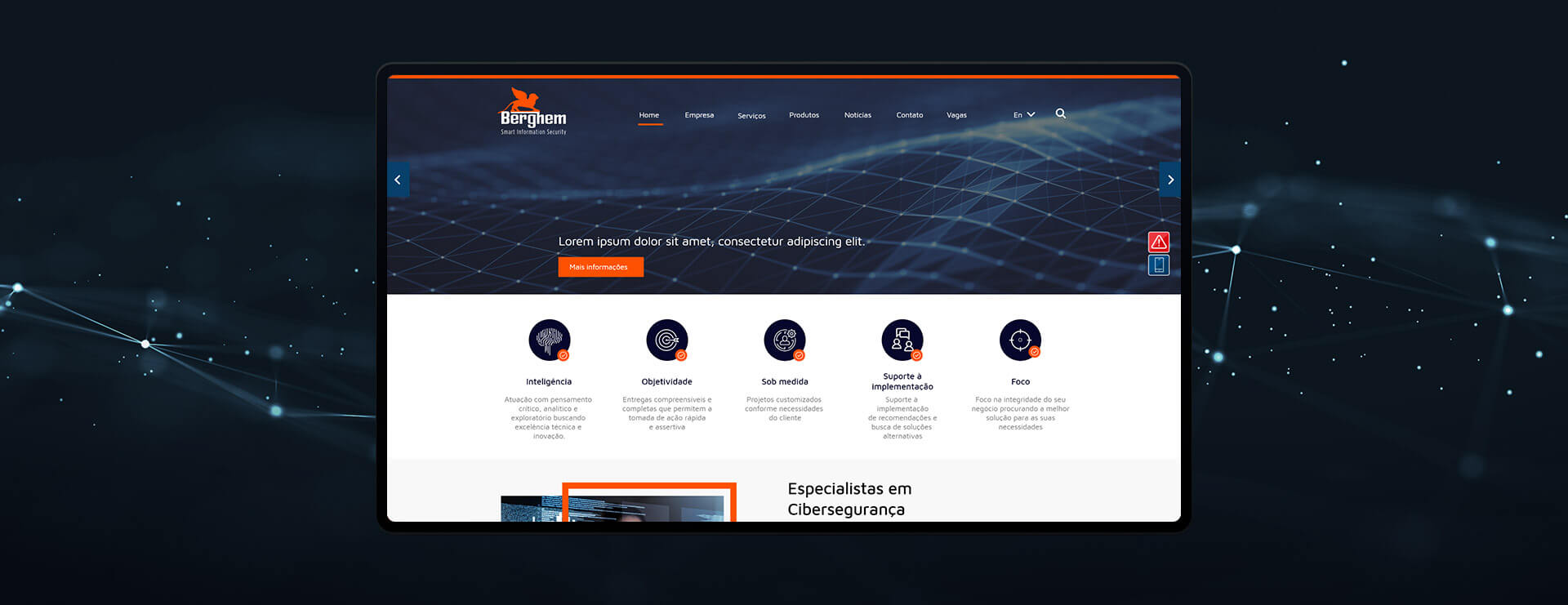 Criação de site Berghem