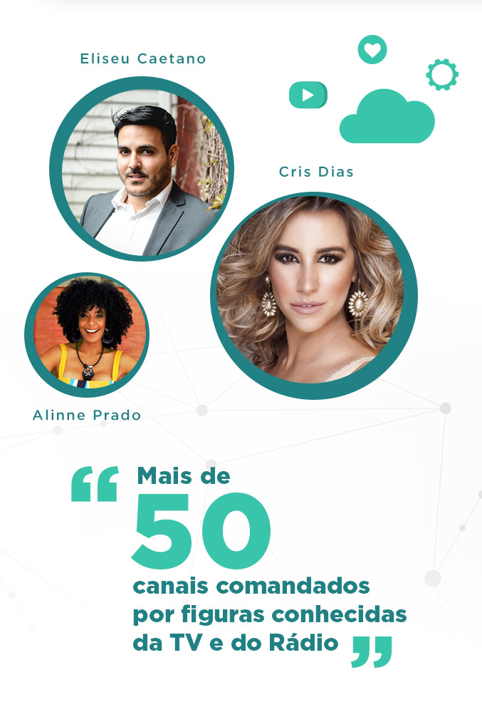 Associados Eliseu Caetano, Cris Dias e Alinne Prado - Mobile