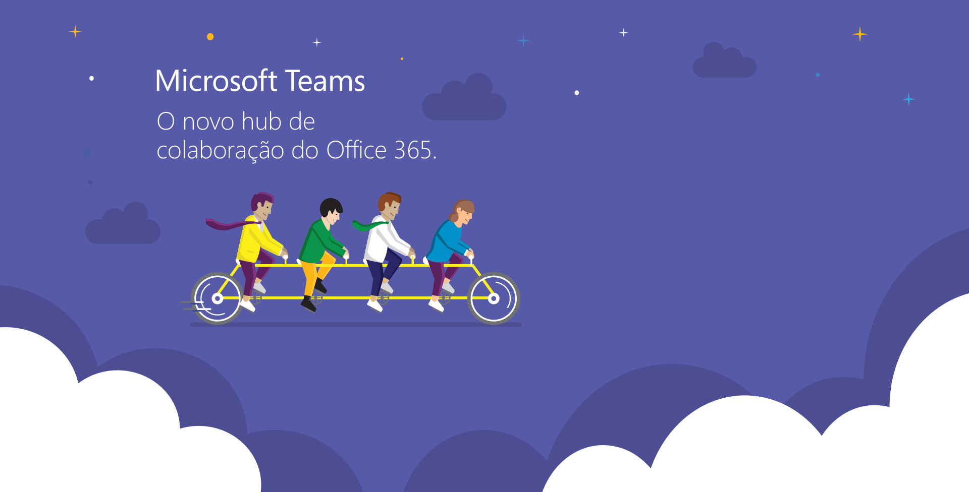 Peça de divulgação para evento Microsoft Teams