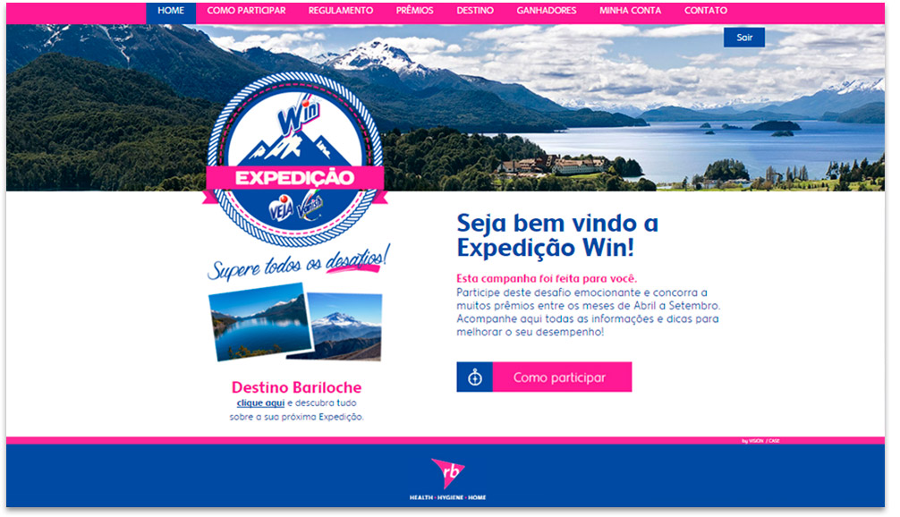 Convite para participação do evento Case Reckitt