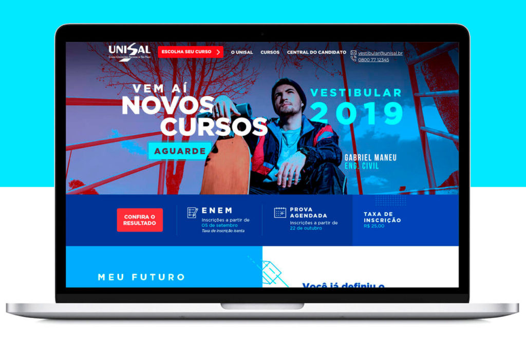 Criação de site Unisal