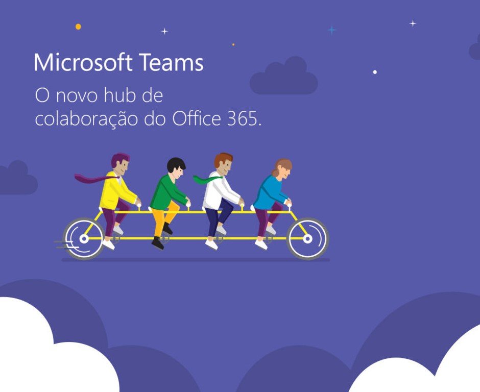 Peça de divulgação para evento Microsoft Teams - mobile