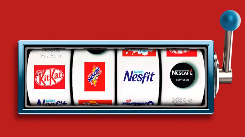 Distribuição de brindes com caça níquel  Case Nestlé - Mobile 