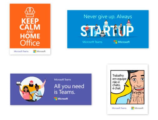 Adesivos Microsoft Teams