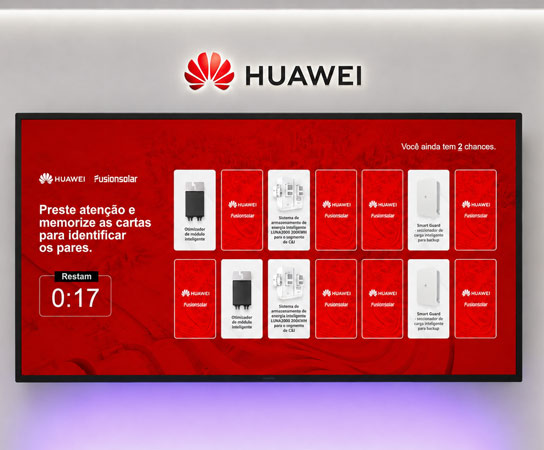 Galeria do projeto HUAWEI – Jogo da Memória Interativo — imagem 3