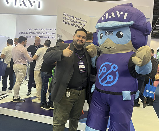 Galeria do projeto VIAVI – Stand + Totem Interativo — imagem 7