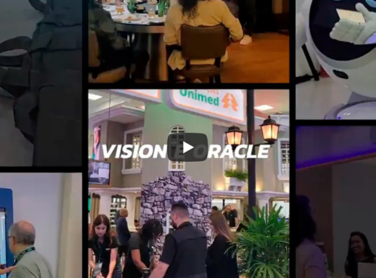 Abrir vídeo do projeto ORACLE – Ativação na Convenção Nacional Unimed